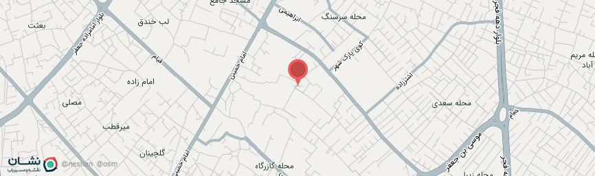 آدرس اقامتگاه بوم گردی خشت آباد یزد روی نقشه