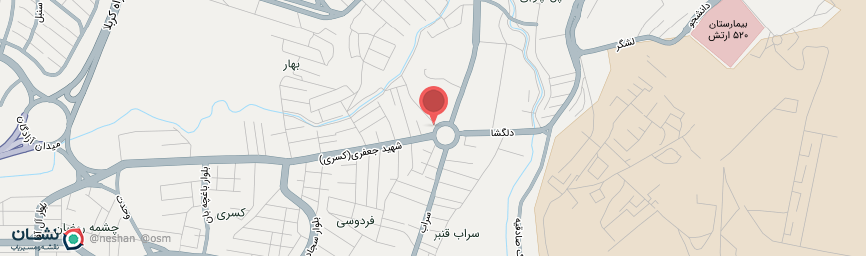 آدرس هتل رسالت کرمانشاه روی نقشه