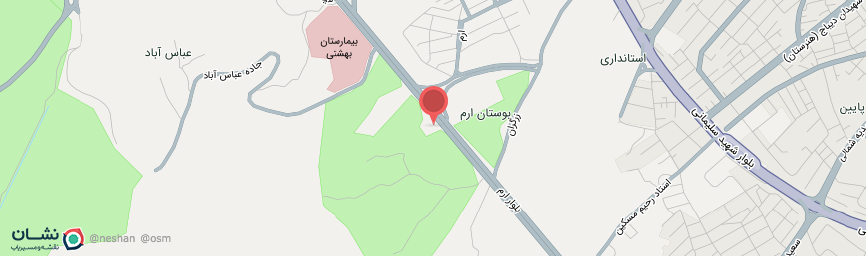 آدرس هتل پارسیان همدان روی نقشه