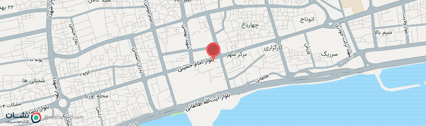 آدرس هتل ایران بندرعباس روی نقشه