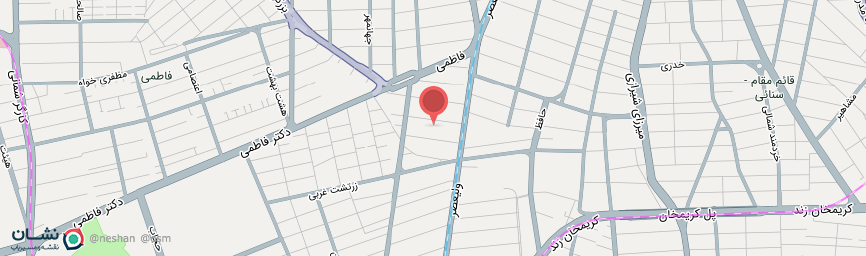 آدرس هتل کارون تهران روی نقشه