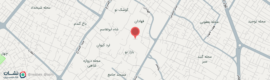 آدرس هتل کهن کاشانه یزد روی نقشه