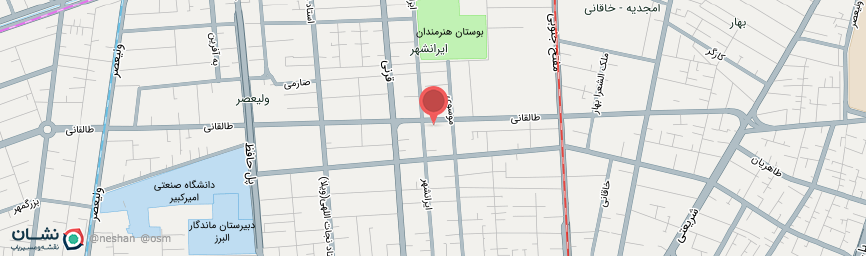 آدرس هتل امیر تهران روی نقشه