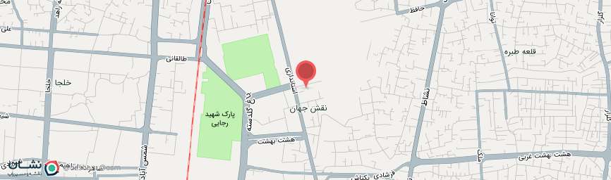 آدرس هتل آپارتمان مهر اصفهان روی نقشه