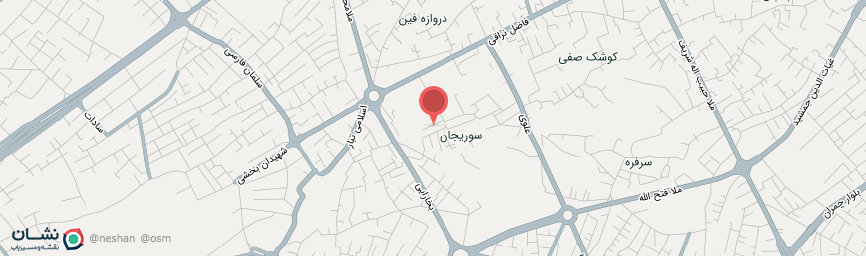 آدرس اقامتگاه سنتی گیواک کاشان روی نقشه