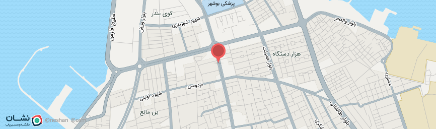 آدرس هتل سیراف بوشهر روی نقشه