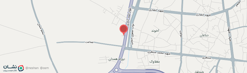آدرس هتل میرعماد قزوین روی نقشه