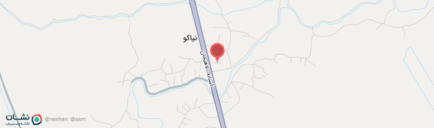 آدرس هتل دهدار لاهیجان روی نقشه