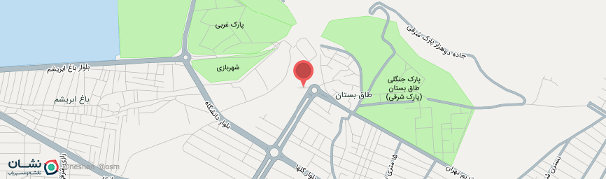 آدرس هتل جمشید کرمانشاه روی نقشه