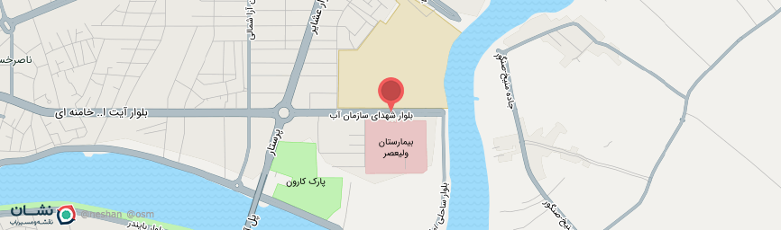 آدرس هتل سبز خرمشهر روی نقشه