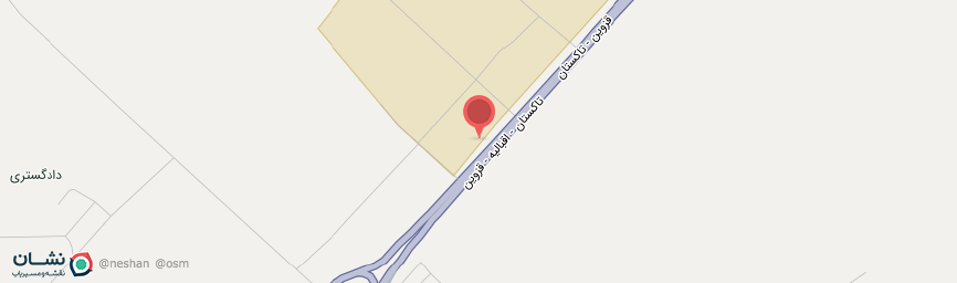 آدرس هتل بغدادی تاکستان روی نقشه