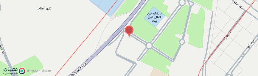 آدرس هتل ویلایی یادگار امام تهران روی نقشه