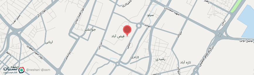 آدرس اقامتگاه سنتی آریانا مهر کرمانشاه روی نقشه