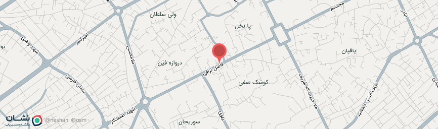 آدرس اقامتگاه سنتی پرشیا کاشان روی نقشه