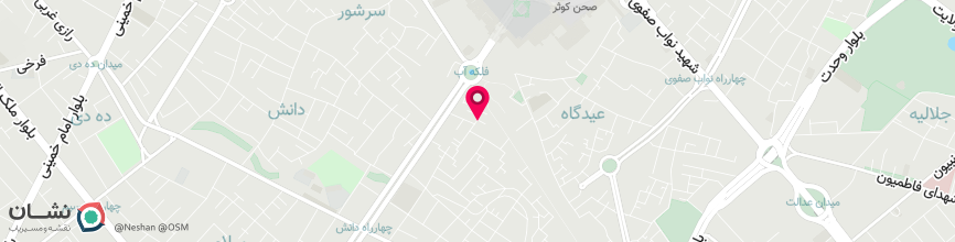 آدرس هتل کیهان مشهد روی نقشه
