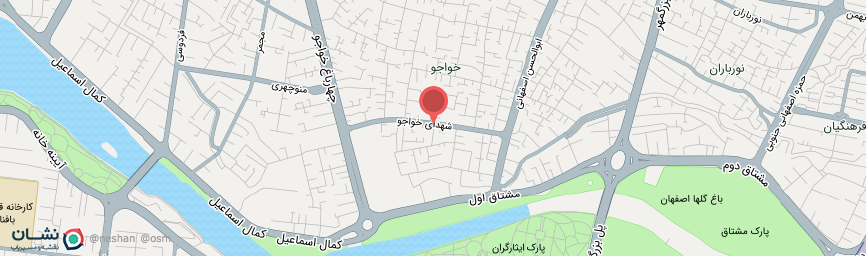 آدرس هتل خواجو اصفهان روی نقشه
