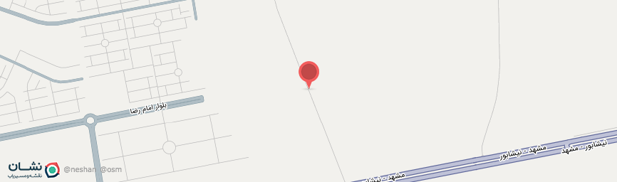 آدرس اقامتگاه بوم گردی جاده ابریشم مشهد روی نقشه