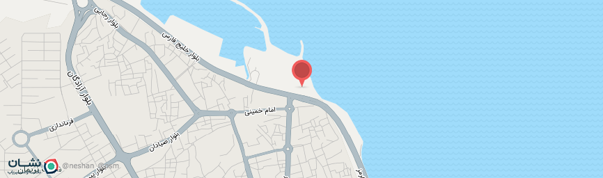 آدرس هتل دریا قشم روی نقشه