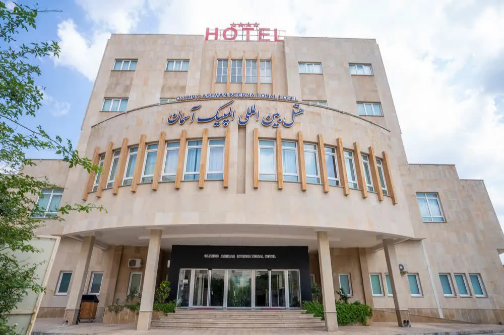نمای هتل المپیک آسمان گرگان