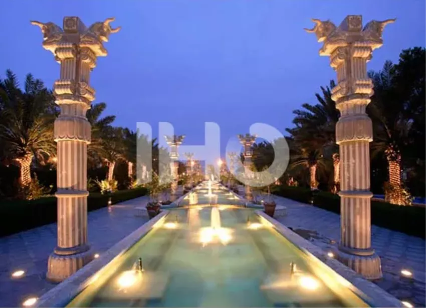 محوطه هتل داریوش کیش