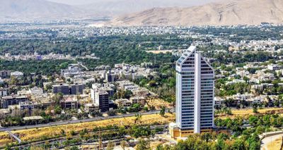 نمای ساختمان هتل چمران شیراز