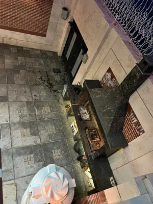 محوطه ویلا تبریزی مشهد