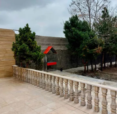 محوطه ویلا عمارت شمس مشهد