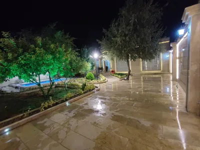 محوطه ویلا رهام 1 مشهد