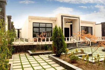 نمای ساختمان ویلا عمارت آرشام مشهد