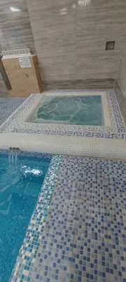 استخر و جکوزی ویلا صدف مشهد