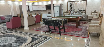 سالن نشیمن ویلا صدف مشهد