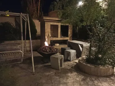 محوطه ویلا بلوک 8 مشهد