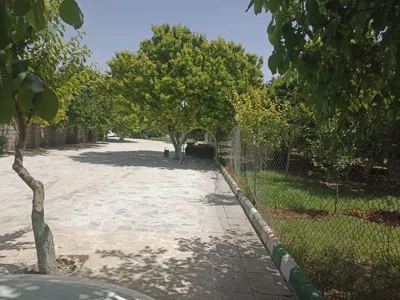 محوطه ویلا فدک مشهد