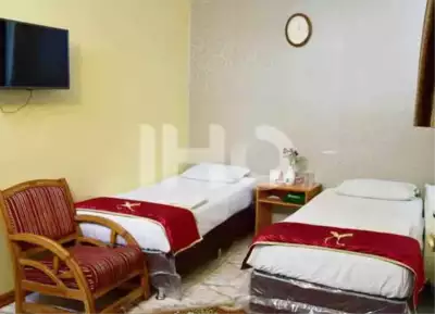 نمای اتاق دو تخته هتل ارکید اصفهان
