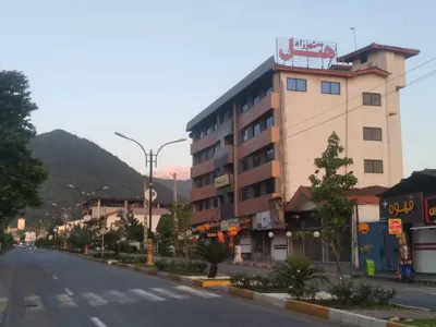 نمای هتل آپارتمان شهرزاد رامسر