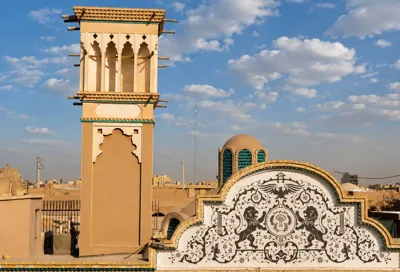 نمای اقامتگاه سنتی پرشیا کاشان