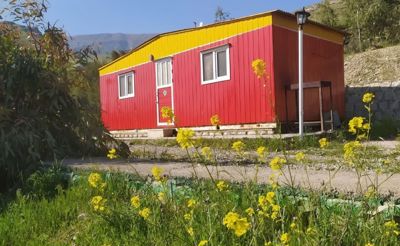 اقامتگاه بوم گردی بام سراب کانکس کلبه ای دو جداره برای دو نفر دره شهر